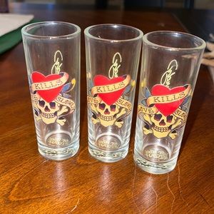 Ed Hardy Shot Glasses